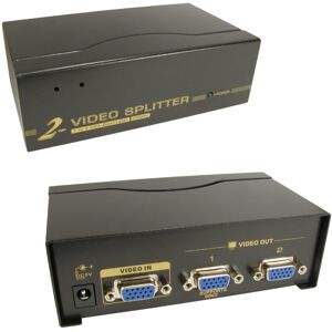 kenable SVGA VGA 2 Port Splitter From 1 PC Device to 2 Monitors Display 450MHz kenable SVGA VGA 2 Port Splitter From 1 PC Device to 2 Monitors Display 450MHz