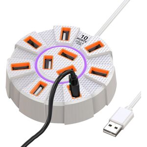 Unbranded (White) USB Hub for Laptop - USB Data Hub,4K Docking Station 5GBps Data Transfer Unbranded (White) USB Hub for Laptop - USB Data Hub,4K Docking Station 5GBps Data Transfer