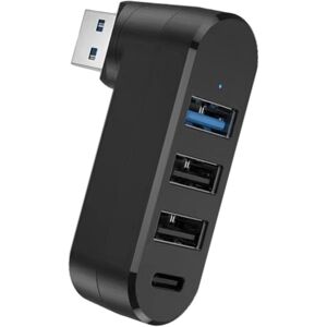 Unbranded (Black) USB Hub USB Splitter,4-Port USB 3.0 Hub USB 3.0 Expander Splitter - USB Unbranded (Black) USB Hub USB Splitter,4-Port USB 3.0 Hub USB 3.0 Expander Splitter - USB