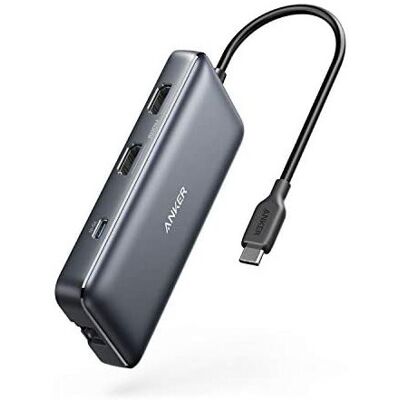 Anker PowerExpand 8-in-1 USB C Hub - Dual 4K HDMI - 100W Power Anker PowerExpand 8-in-1 USB C Hub - Dual 4K HDMI - 100W Power