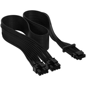Corsair Premium 600W PCIe 5.0 / Gen 5 12VHPWR PSU Cable - Fits Type-4 PSUs via D Corsair Premium 600W PCIe 5.0 / Gen 5 12VHPWR PSU Cable - Fits Type-4 PSUs via D