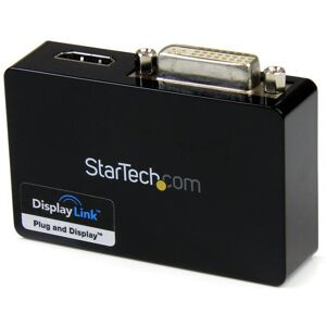 StarTech.com USB 3.0 to HDMI and DVI Dual Monitor External Video Card Adapter StarTech.com USB 3.0 to HDMI and DVI Dual Monitor External Video Card Adapter
