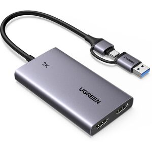 UGREEN Video Capture Card HDMI to USB C Streaming Device 2K@30Hz 1080P@60fps Game Recor UGREEN Video Capture Card HDMI to USB C Streaming Device 2K@30Hz 1080P@60fps Game Recor