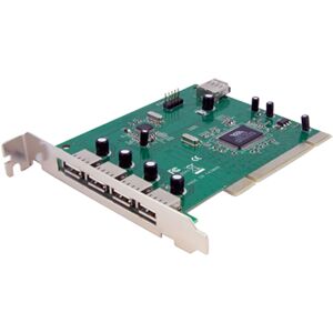 StarTech.com 7 Port PCI USB Card Adapter - PCI to USB 2.0 Controller Adapter Card - Full Prof StarTech.com 7 Port PCI USB Card Adapter - PCI to USB 2.0 Controller Adapter Card - Full Prof