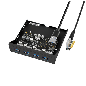 Bez marki PCI-E to USB 3.0 PC Front Panel USB Expansion Card PCIE USB Adapter Bez marki PCI-E to USB 3.0 PC Front Panel USB Expansion Card PCIE USB Adapter