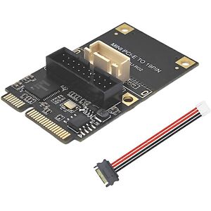 Unbranded For Mini Pcie To 19pin 2port Usb30 Adapter Expansion Card Riser Mini Pci Express Unbranded For Mini Pcie To 19pin 2port Usb30 Adapter Expansion Card Riser Mini Pci Express