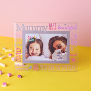 WIDDOP and Co. 6" x 4" Cheerful Glass Photo Frame - Mummy WIDDOP and Co. 6" x 4" Cheerful Glass Photo Frame - Mummy