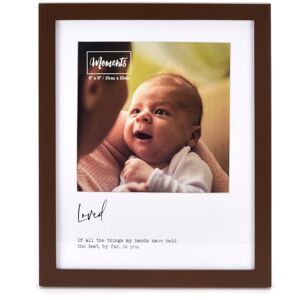 WIDDOP and Co. Moments Wooden Photo Frame with Mount 6" x 6" - Loved WIDDOP and Co. Moments Wooden Photo Frame with Mount 6" x 6" - Loved