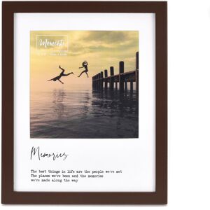 WIDDOP and Co. Moments Wooden Photo Frame with Mount 6" x 6" - Memories WIDDOP and Co. Moments Wooden Photo Frame with Mount 6" x 6" - Memories