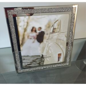 Biznest (10X12 inch) Crushed crystals photo frame silver mirrored Biznest (10X12 inch) Crushed crystals photo frame silver mirrored