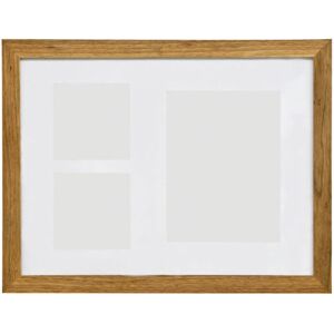 Premier Housewares Walnut Wood 3 Photo Collage Photo Frame Premier Housewares Walnut Wood 3 Photo Collage Photo Frame