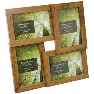 ProdBuy Limited Standing & Wall Mounted 4 Picture Photo Frame 4" x 6" Wooden Effect Multi Quad L ProdBuy Limited Standing & Wall Mounted 4 Picture Photo Frame 4" x 6" Wooden Effect Multi Quad L