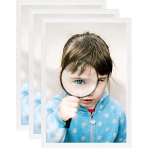 vidaXL 3-Piece White Photo Frame Collage - Photo Frames vidaXL 3-Piece White Photo Frame Collage - Photo Frames