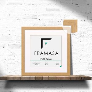 Unbranded (Oak Frame White Mount, 50x50CM Pic (60x60CM Frame)) Oak Photo Frames With Mount Unbranded (Oak Frame White Mount, 50x50CM Pic (60x60CM Frame)) Oak Photo Frames With Mount