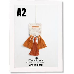 Caprican (White , A2 (42 x 59.4 cm)) Multi Size MDF Wood Wall-Mounted Photo Frames Caprican (White , A2 (42 x 59.4 cm)) Multi Size MDF Wood Wall-Mounted Photo Frames