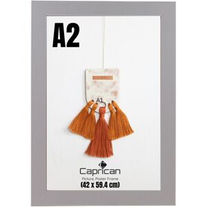 Caprican (Grey , A2 (42 x 59.4 cm)) Multi Size MDF Wood Wall-Mounted Photo Frames Caprican (Grey , A2 (42 x 59.4 cm)) Multi Size MDF Wood Wall-Mounted Photo Frames