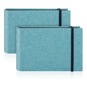 Markenlos 2 Pack Small Photo Albums, 200 Photos Mini Flip Photo Book Album Blue Markenlos 2 Pack Small Photo Albums, 200 Photos Mini Flip Photo Book Album Blue