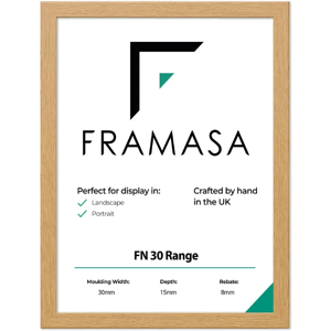 Framasa (Oak, 24x18 Inch) The Photo Factory Frame Wooden Photo & Art Frames Framasa (Oak, 24x18 Inch) The Photo Factory Frame Wooden Photo & Art Frames