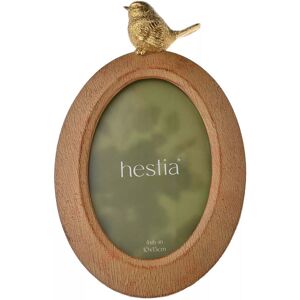 WIDDOP and Co. Oval Frame Resin Wood Effect Gold Bird 4" x 6" Picture Photo Frame Home Decor WIDDOP and Co. Oval Frame Resin Wood Effect Gold Bird 4" x 6" Picture Photo Frame Home Decor