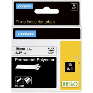Dymo Rhino PRO Industrial-Strength Permanent Adhesive Fabric Label - Roll of 19 Dymo Rhino PRO Industrial-Strength Permanent Adhesive Fabric Label - Roll of 19