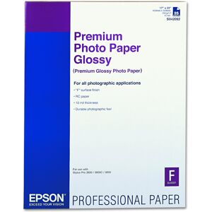 Epson S042092 Premium Photo Paper 68 lbs. High-Gloss 17 x 22 (Pack Epson S042092 Premium Photo Paper 68 lbs. High-Gloss 17 x 22 (Pack