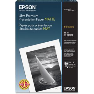 Epson Ultra Premium Matte Presentation Paper 13 x 19 White 50/Pack Epson Ultra Premium Matte Presentation Paper 13 x 19 White 50/Pack