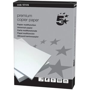 5 Star Elite Premium Copier Paper A4 90gsm White Ream-Wrapped 5 Star Elite Premium Copier Paper A4 90gsm White Ream-Wrapped