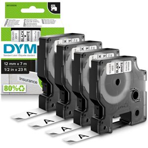 Dymo Authentic D1 Labels Black Print on White 12mm x 7m Self-Adhesive Labe Dymo Authentic D1 Labels Black Print on White 12mm x 7m Self-Adhesive Labe