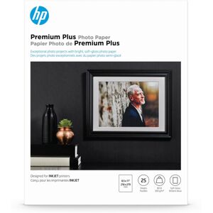 HP (CR671A)Premium Plus Photo Paper Satin White 8.5x11 in 25 sheets HP (CR671A)Premium Plus Photo Paper Satin White 8.5x11 in 25 sheets