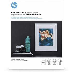 HP Premium Plus Photo Paper Glossy 8.5x11 in 25 sheets (CR670A) HP Premium Plus Photo Paper Glossy 8.5x11 in 25 sheets (CR670A)