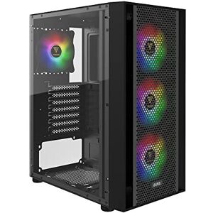 Gamdias ZEUS ATX Mid Tower Gaming Computer PC Case with Side Tempered Glass, 4X 120mm AR Gamdias ZEUS ATX Mid Tower Gaming Computer PC Case with Side Tempered Glass, 4X 120mm AR