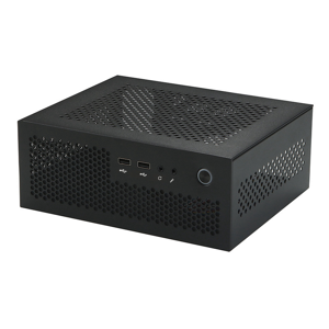Jojomino A09 Mini ITX HTPC Case - Black Iron Desktop Chassis, Ultra-Compact, USB 2.0 Fron Jojomino A09 Mini ITX HTPC Case - Black Iron Desktop Chassis, Ultra-Compact, USB 2.0 Fron