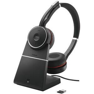 Jabra Evolve 75 UC Stereo Binaural Head-band Black, Red headset Jabra Evolve 75 UC Stereo Binaural Head-band Black, Red headset