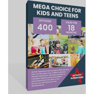 Activity-Superstore Activity Superstore Mega Choice for Kids and Teens Gift Experience Activity-Superstore Activity Superstore Mega Choice for Kids and Teens Gift Experience