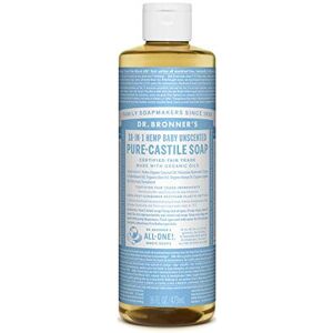 Dr Bronner's Dr Bronner Organic Baby Mild Castile Liquid Soap 473 ml Dr Bronner's Dr Bronner Organic Baby Mild Castile Liquid Soap 473 ml