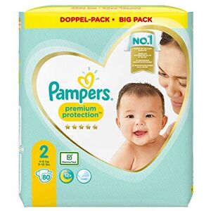 Pampers Premium Protection Nappies Size 2 4kg-8kg Twin Pack (1 x 80 Nappies) Pampers Premium Protection Nappies Size 2 4kg-8kg Twin Pack (1 x 80 Nappies)