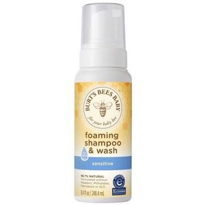 Burts Bees Baby Foaming Shampoo & Wash for Sensitive Skin, Fragrance Free Baby W Burts Bees Baby Foaming Shampoo & Wash for Sensitive Skin, Fragrance Free Baby W