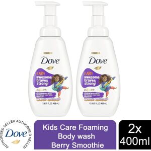 Dove Kids Care Body Wash Berry Smoothie Foaming Wash, 2x400ml Dove Kids Care Body Wash Berry Smoothie Foaming Wash, 2x400ml