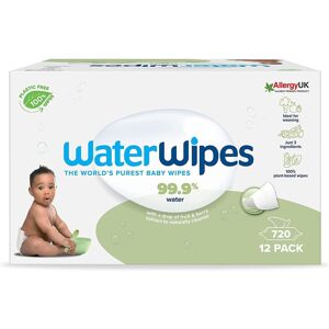 WaterWipes Plastic Free Textured Clean, Toddler & Baby Wipes, 720 Count (12 Packs), 99.9% W WaterWipes Plastic Free Textured Clean, Toddler & Baby Wipes, 720 Count (12 Packs), 99.9% W
