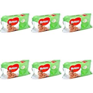Huggies Natural Care Baby Wipes aloe vera (Pack of 6) Huggies Natural Care Baby Wipes aloe vera (Pack of 6)