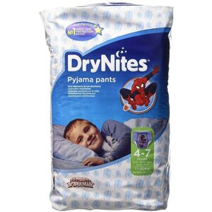 Huggies DryNites Spiderman Pyjama Pants 4-7 yrs, 30 Pack – Stretchable Sides, Ov Huggies DryNites Spiderman Pyjama Pants 4-7 yrs, 30 Pack – Stretchable Sides, Ov