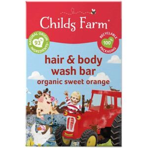 Childs Farm Hair & Body Wash Bar Organic Sweet Orange 60g Childs Farm Hair & Body Wash Bar Organic Sweet Orange 60g