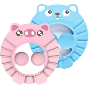 Unbranded Shower Caps Kids Soft Adjustable Baby Shower Caps (2 Pieces) Unbranded Shower Caps Kids Soft Adjustable Baby Shower Caps (2 Pieces)