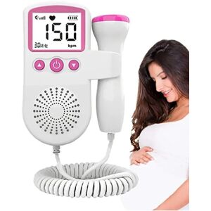 GOPLUSHTOY (Pink) Fetal Pregnancy Doppler Pocket Baby Heart Rate Monitor Fetal Heartbeat De GOPLUSHTOY (Pink) Fetal Pregnancy Doppler Pocket Baby Heart Rate Monitor Fetal Heartbeat De