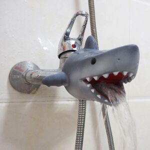 Unbranded (Grey Shark) Faucet Extender Bath Spout Cover For Baby, Silicone Cartoon Tub Fau Unbranded (Grey Shark) Faucet Extender Bath Spout Cover For Baby, Silicone Cartoon Tub Fau