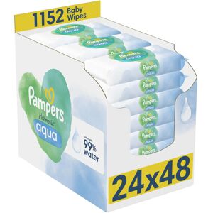 Pampers Harmonie Aqua Baby Wipes 24 Packs of 48 Wipes = 1152 Baby Wet Wipes, Hel Pampers Harmonie Aqua Baby Wipes 24 Packs of 48 Wipes = 1152 Baby Wet Wipes, Hel