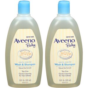 Aveeno Baby Wash and Shampoo - 18 Oz 2/pack Aveeno Baby Wash and Shampoo - 18 Oz 2/pack