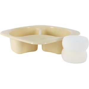 Junior Joy Top n Tail Bowl with 2 Sponges Cream - Baby Bathing Essential for New Junior Joy Top n Tail Bowl with 2 Sponges Cream - Baby Bathing Essential for New