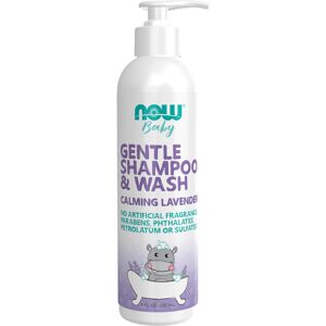 Now Foods Gentle Baby Shampoo & Body Wash - Lavender - 8 oz Now Foods Gentle Baby Shampoo & Body Wash - Lavender - 8 oz