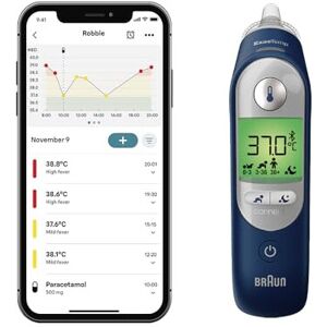 ThermoScan 7+ connect Ear thermometer Braun Family Care app Compatible ThermoScan 7+ connect Ear thermometer Braun Family Care app Compatible